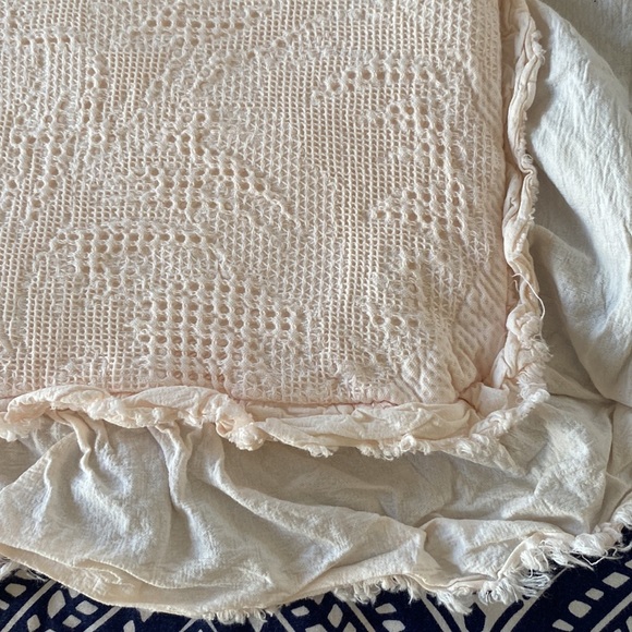 Portugal, Luzmont European light pink Euro pillow sham case - Picture 2 of 7